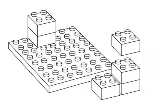 LEGO blocks illustration
